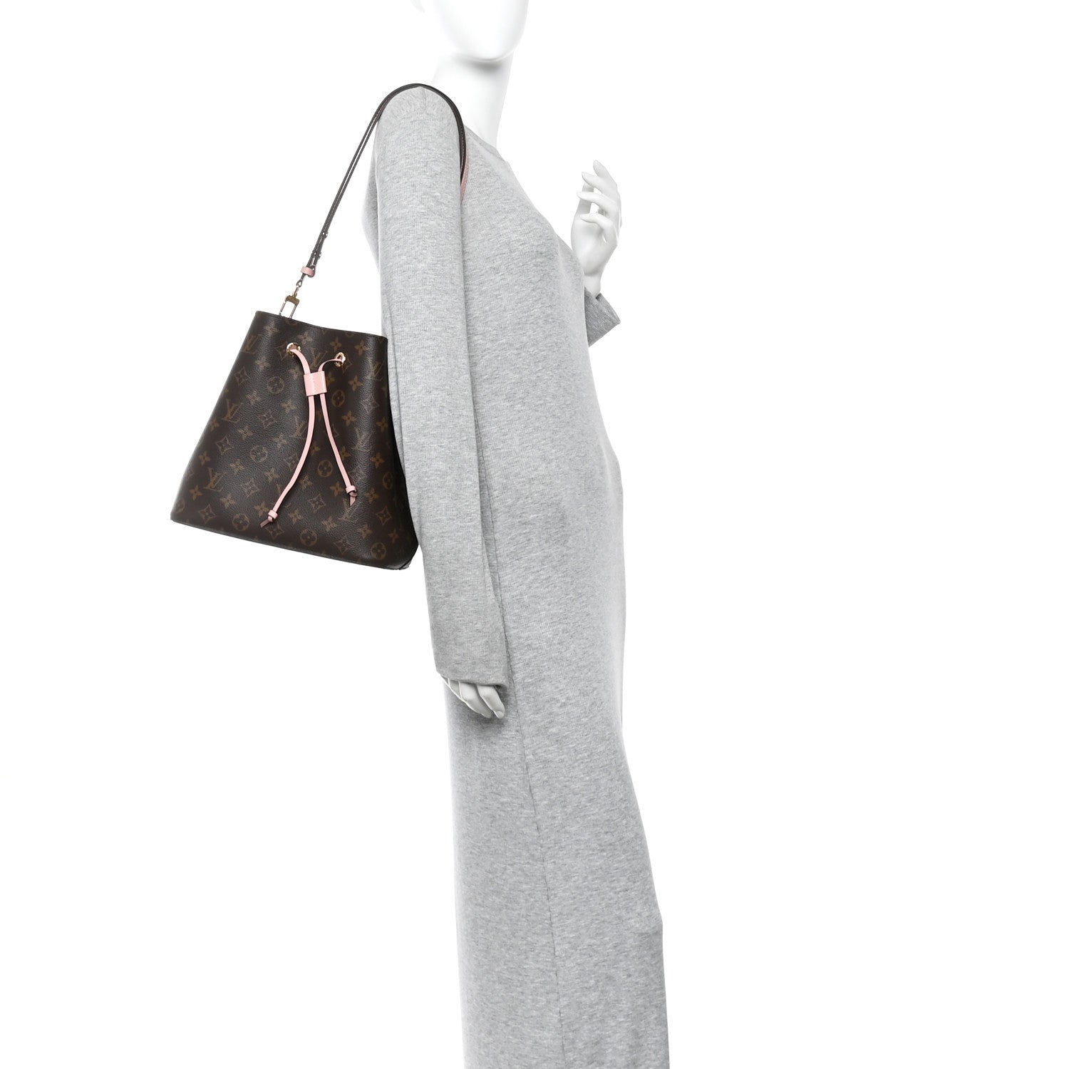 Louis Vuitton Monogram Neonoe MM Rose Poudre 2 of 12