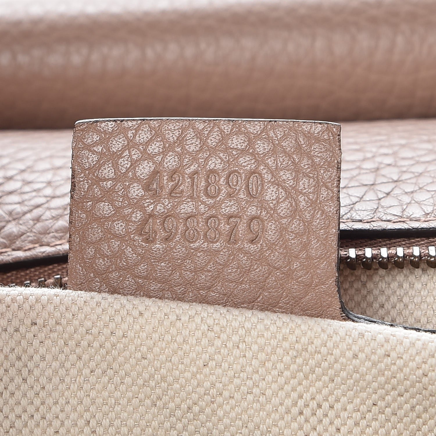 Gucci Calfskin Small Pearly GG Marmont Top Handle Bag Porcelain Rose 8 of 17