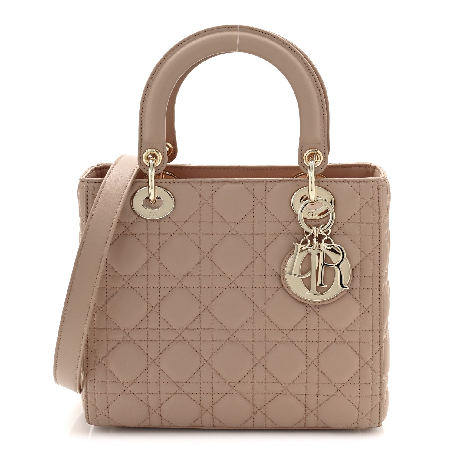 Christian Dior Lambskin Cannage Medium Lady Dior Fard 1 of 11