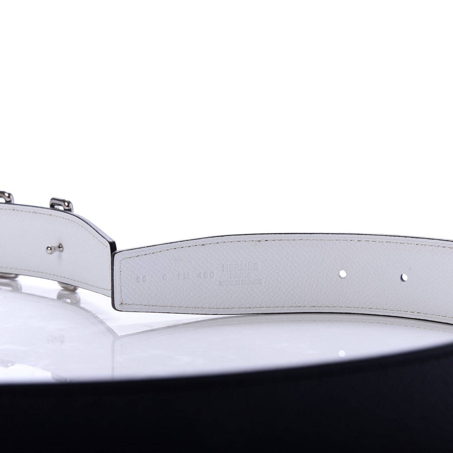 Epsom Tonight Belt 95 Bleu Obscur White