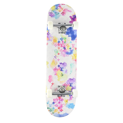Louis Vuitton Monogram Watercolor Wood Skateboard Multicolor 2 of 5