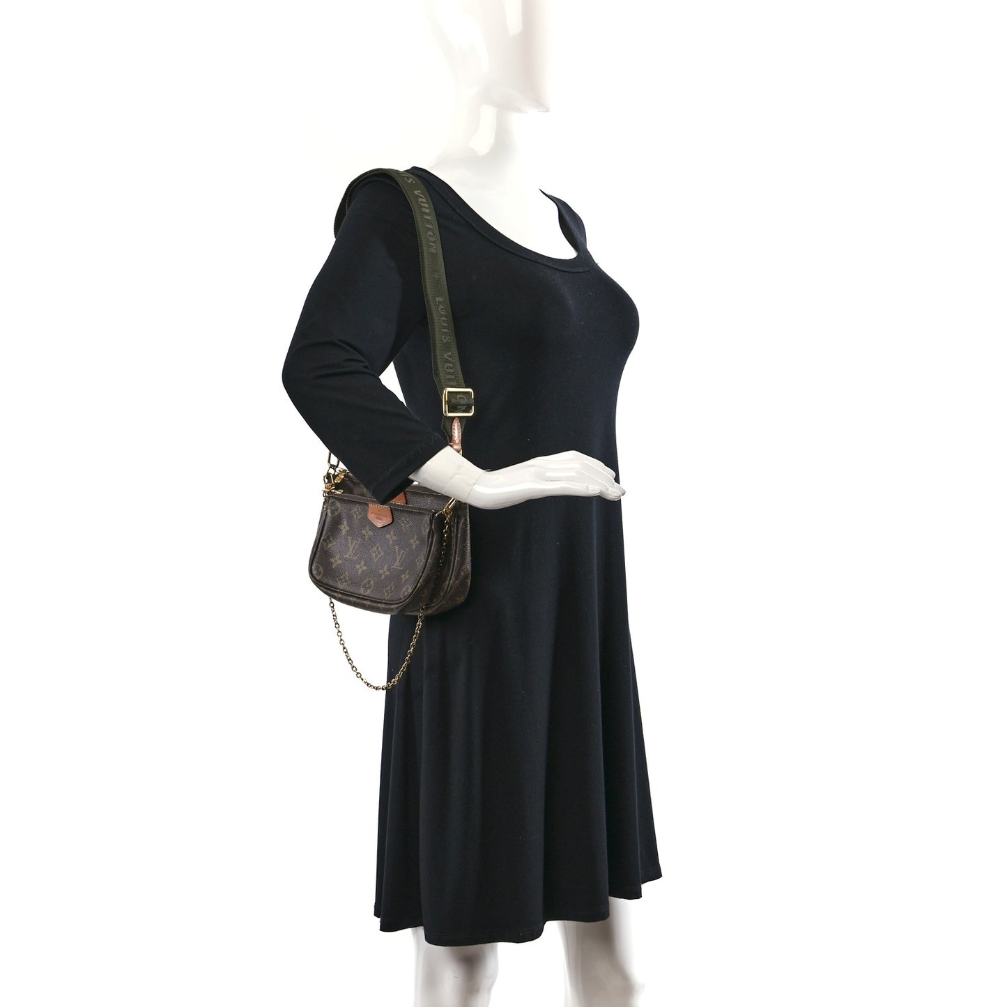 Monogram Multi Pochette Accessories Kaki
