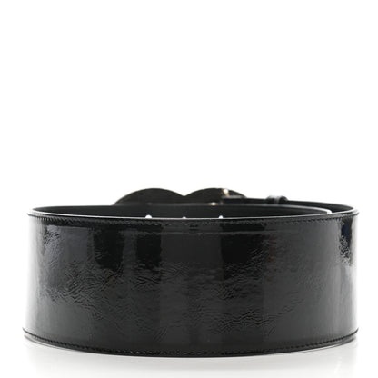 Chanel Patent CC Wide Belt 70 28 Black 2 of 9