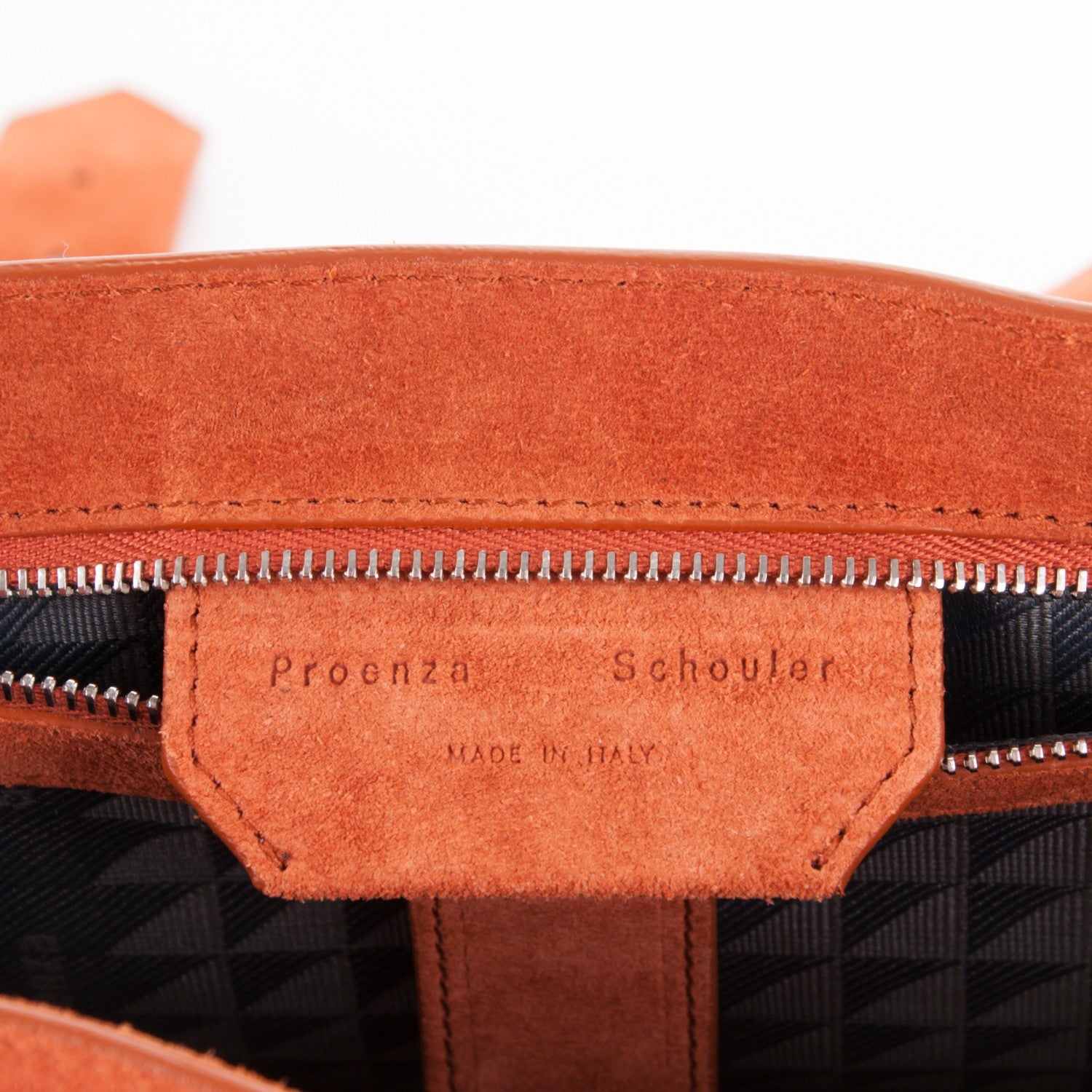 Proenza Schouler Suede PS1 Medium Satchel Red Clay 7 of 8