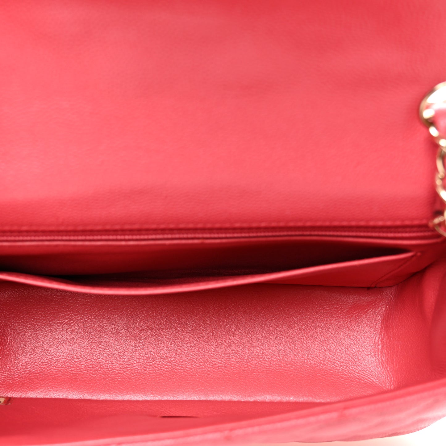 Caviar Quilted Mini Rectangular Flap Dark Pink
