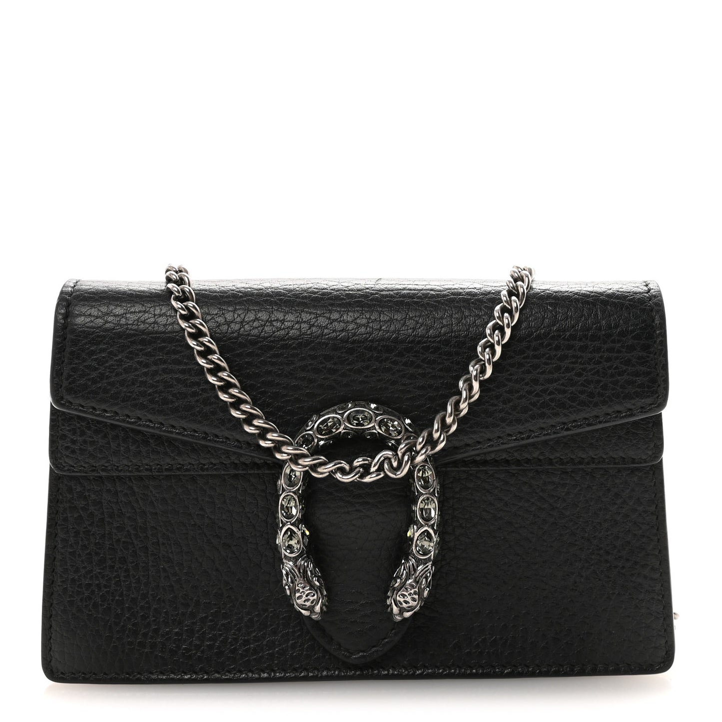 Calfskin Super Mini Dionysus Shoulder Bag Black