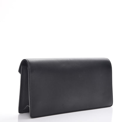 Saint Laurent Calfskin Classic Betty Clutch Black 3 of 10
