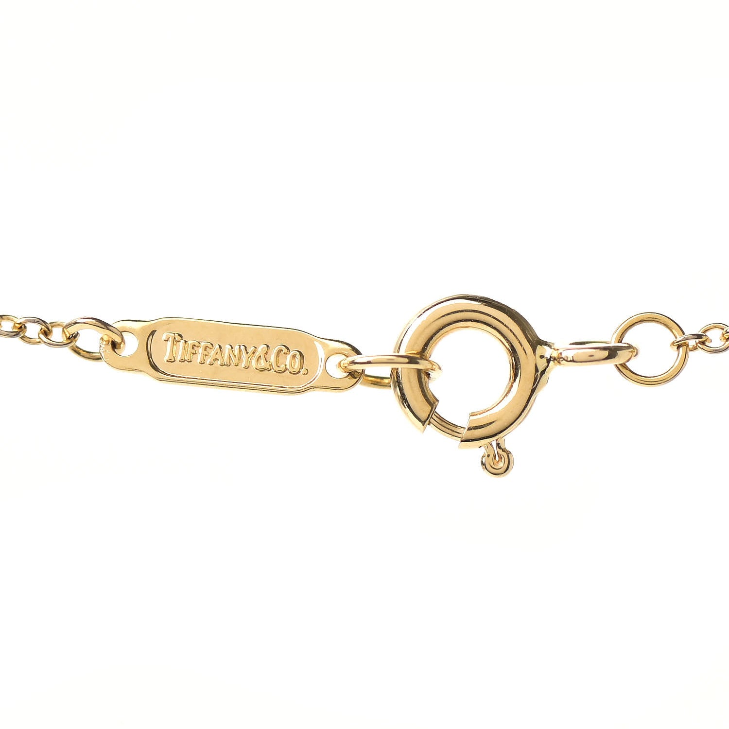 Tiffany 18K Yellow Gold Platinum Diamond Cruciform Cross Pendant Necklace 5 of 6