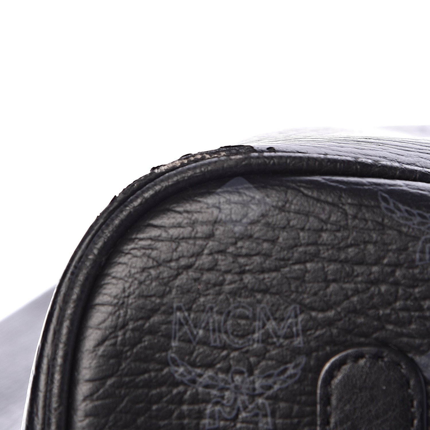 MCM Visetos Large Liz Reversible Shopper Tote Black 19 of 24