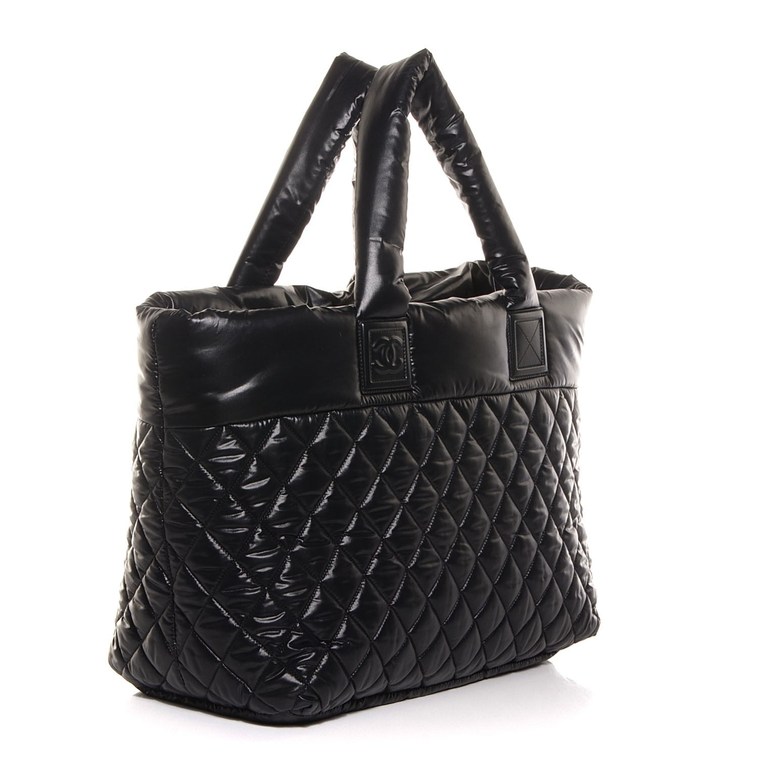 Chanel Nylon Coco Cocoon Large Tote Black 3 of 7