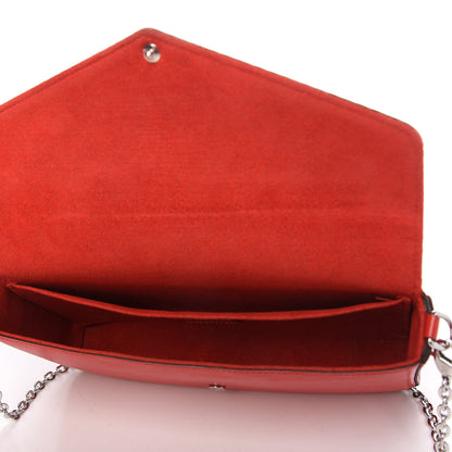 Louis Vuitton Epi Pochette Felicie Coquelicot 5 of 12