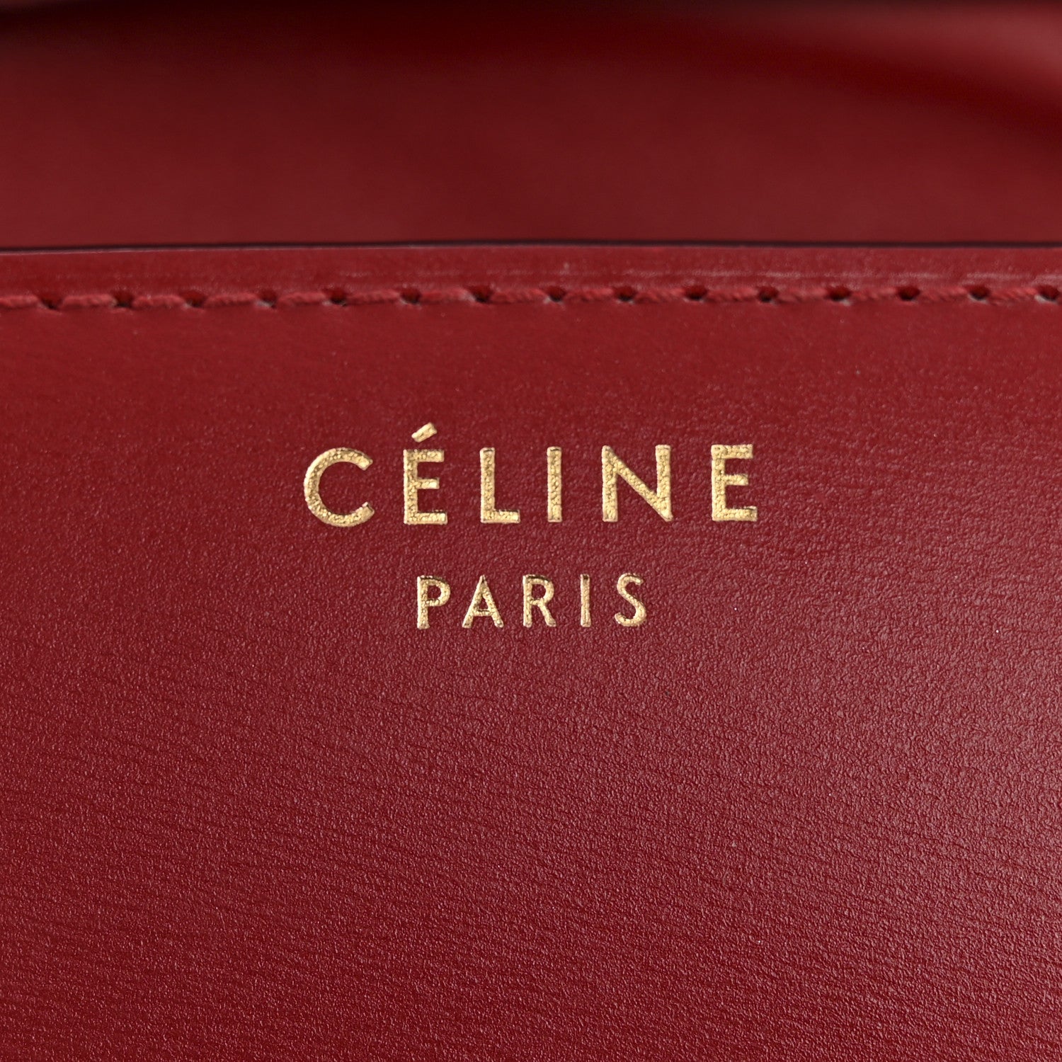 Celine Box Calfskin Small Classic Box Flap Bag Red 6 of 14