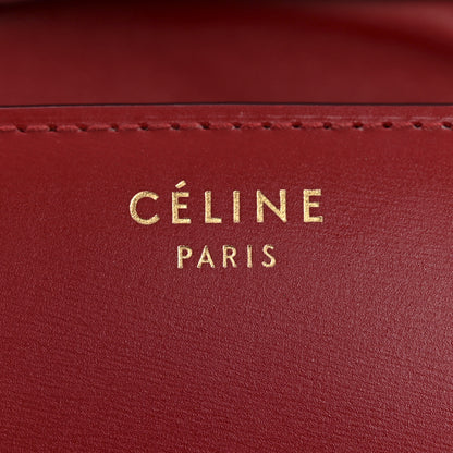 Celine Box Calfskin Small Classic Box Flap Bag Red 6 of 14