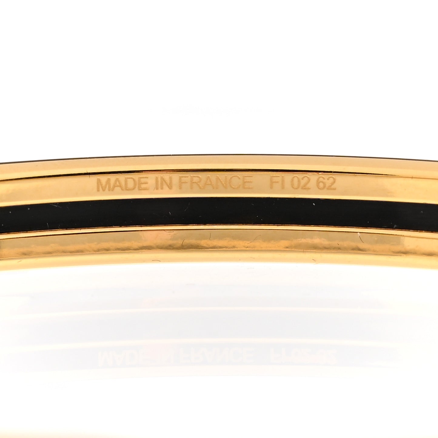 Enamel Uni Bangle Black