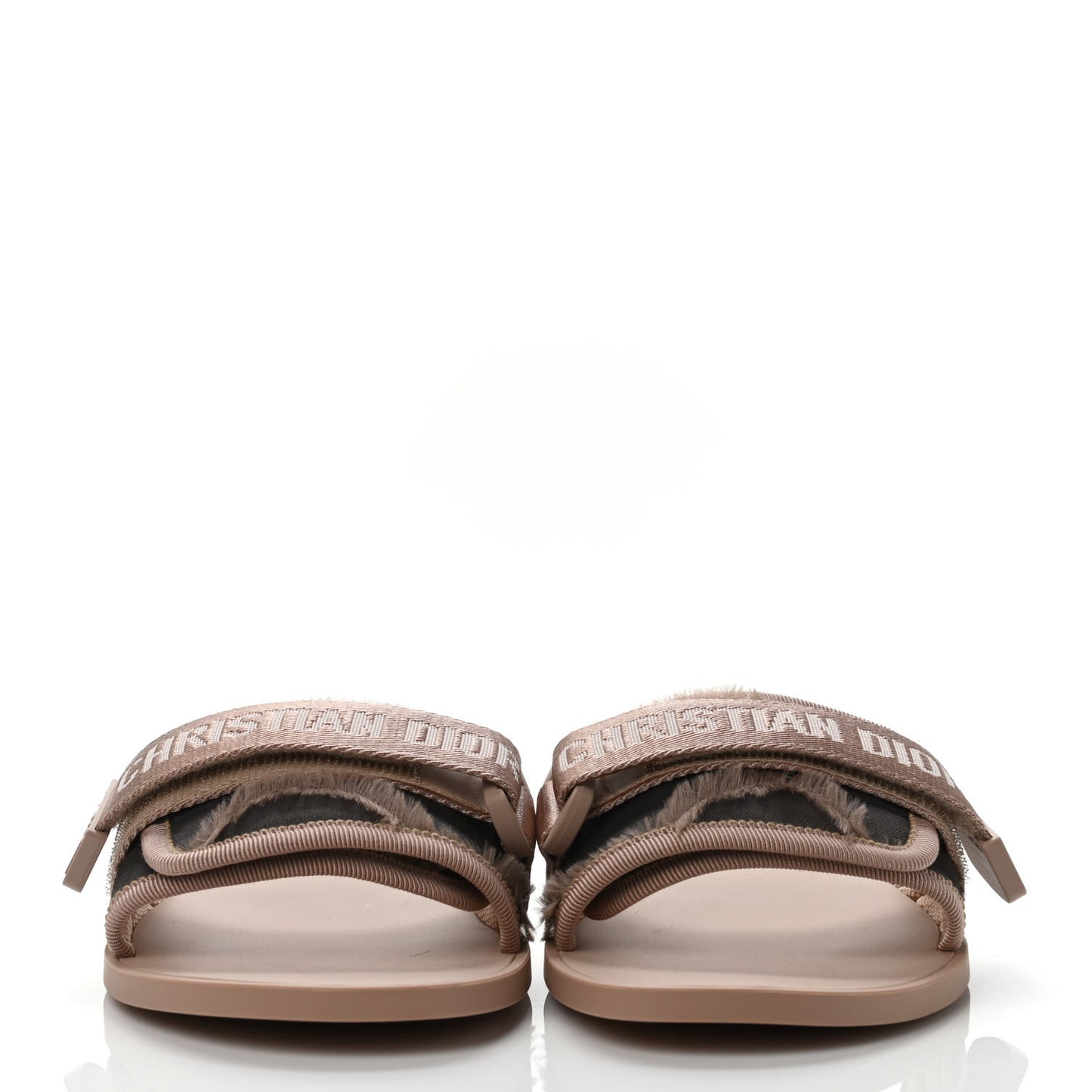Canvas Nylon Camouflage Dior(e)volution Mule Slide Sandals 37 Nude