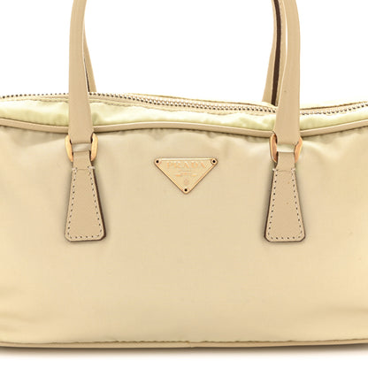 Prada Nylon Saffiano Top Handle Bag Lino 8 of 13