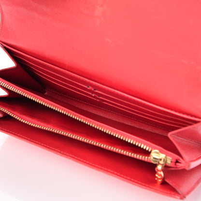 Louis Vuitton Vernis Sarah Wallet Rouge Grenadine 5 of 12