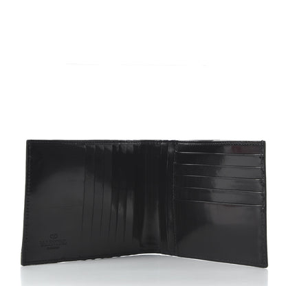 Valentino Garavani Smooth Calfskin Bi-Fold Wallet Black 9 of 20
