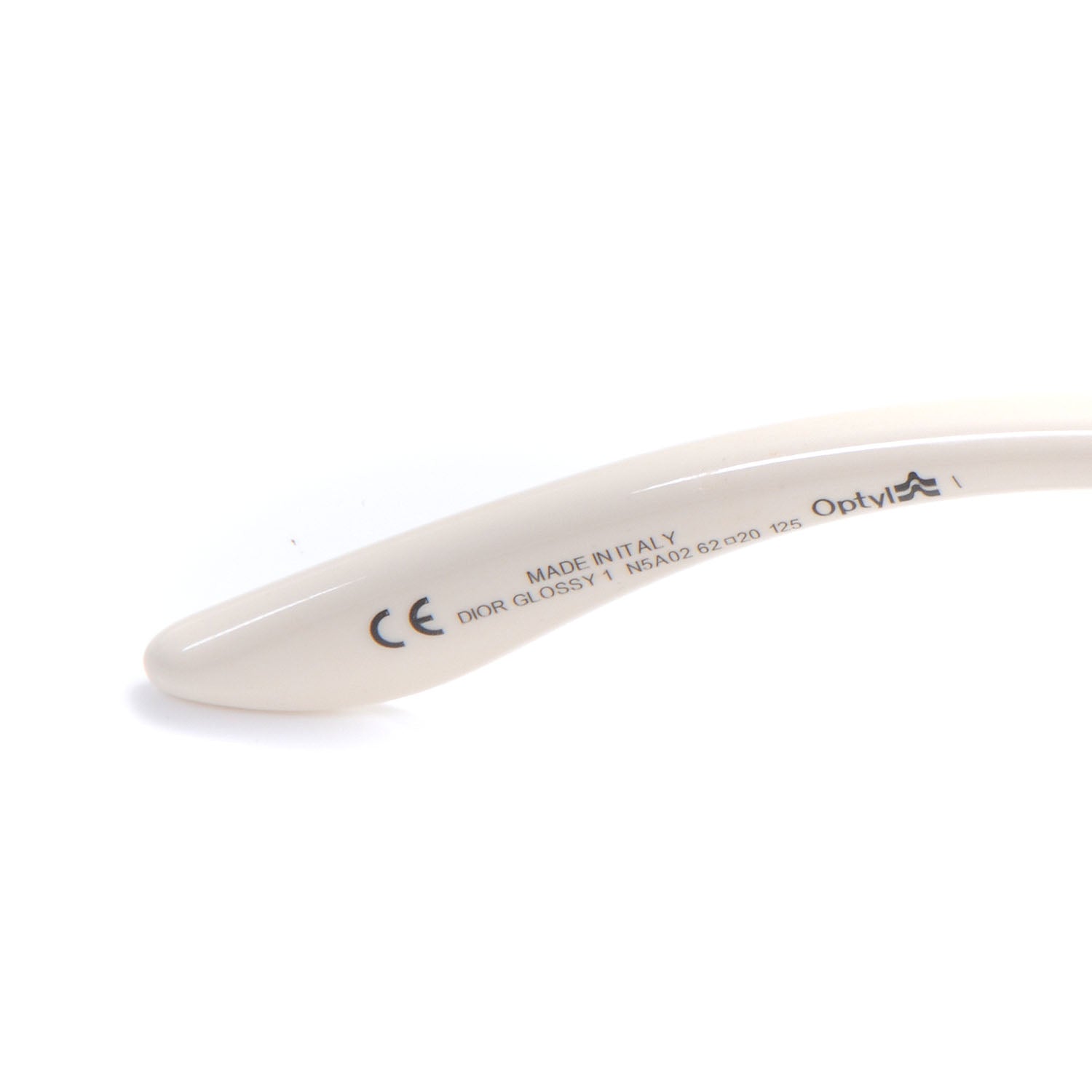 Christian Dior Glossy 1 Sunglasses White 50694 – FASHIONPHILE