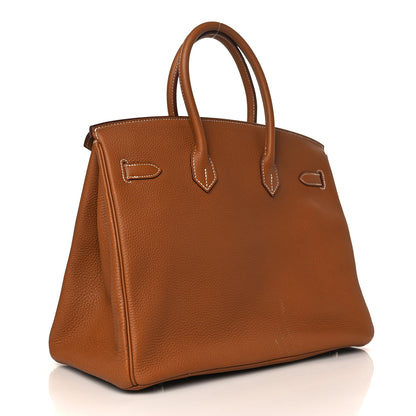 Hermes Togo Birkin 35 Gold 3 of 10