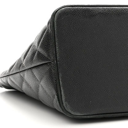 Chanel Caviar Quilted Medallion Tote Black 9 of 12