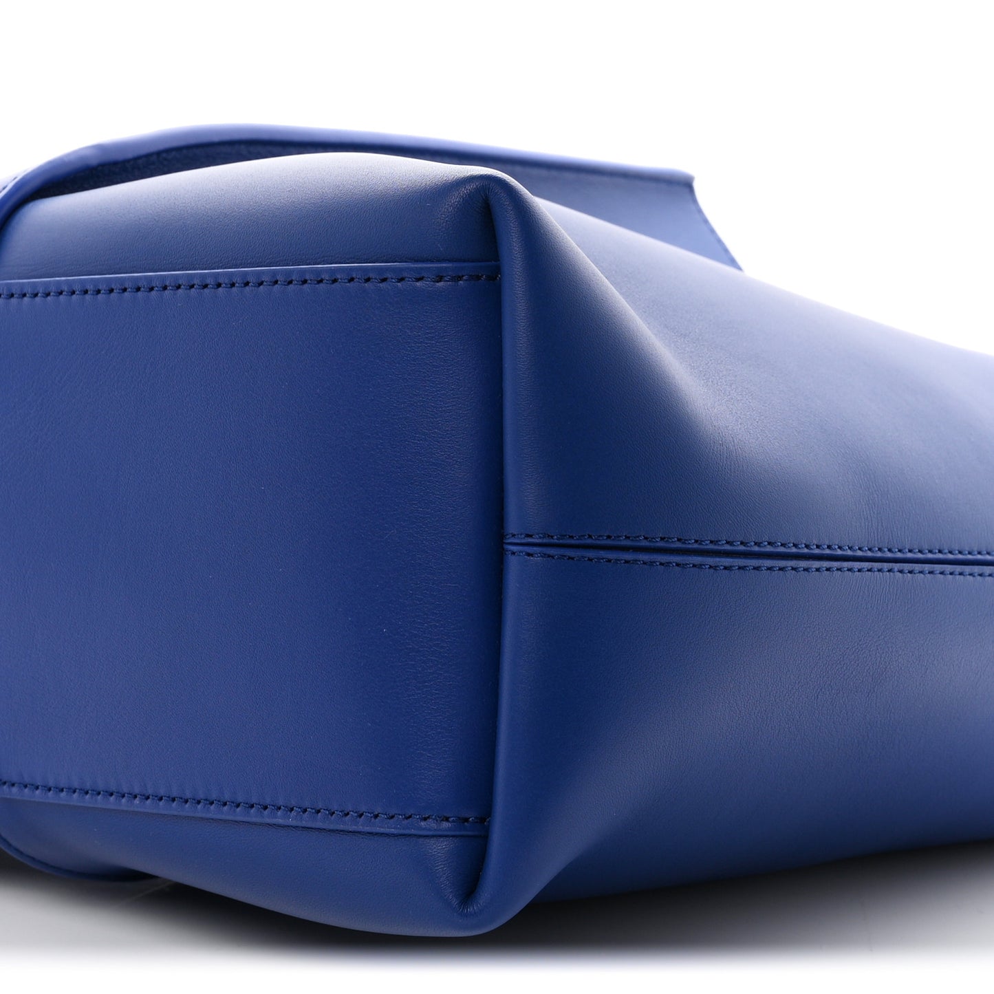 Smooth Calfskin Medium Bilbao Bucket Bag Stellar Blue