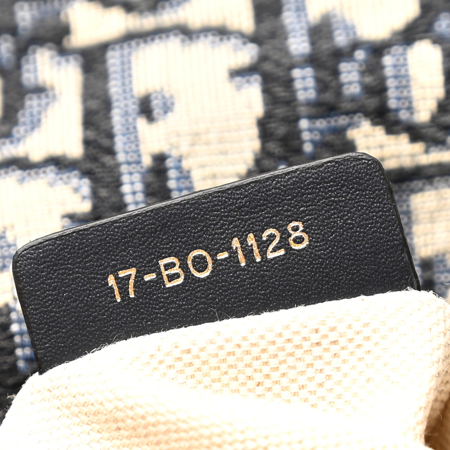 Oblique Small DiorAddict Flap Bag Navy Blue