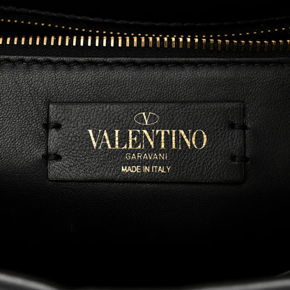 Valentino Garavani Nappa Large Roman Stud Shoulder Bag Black 6 of 11