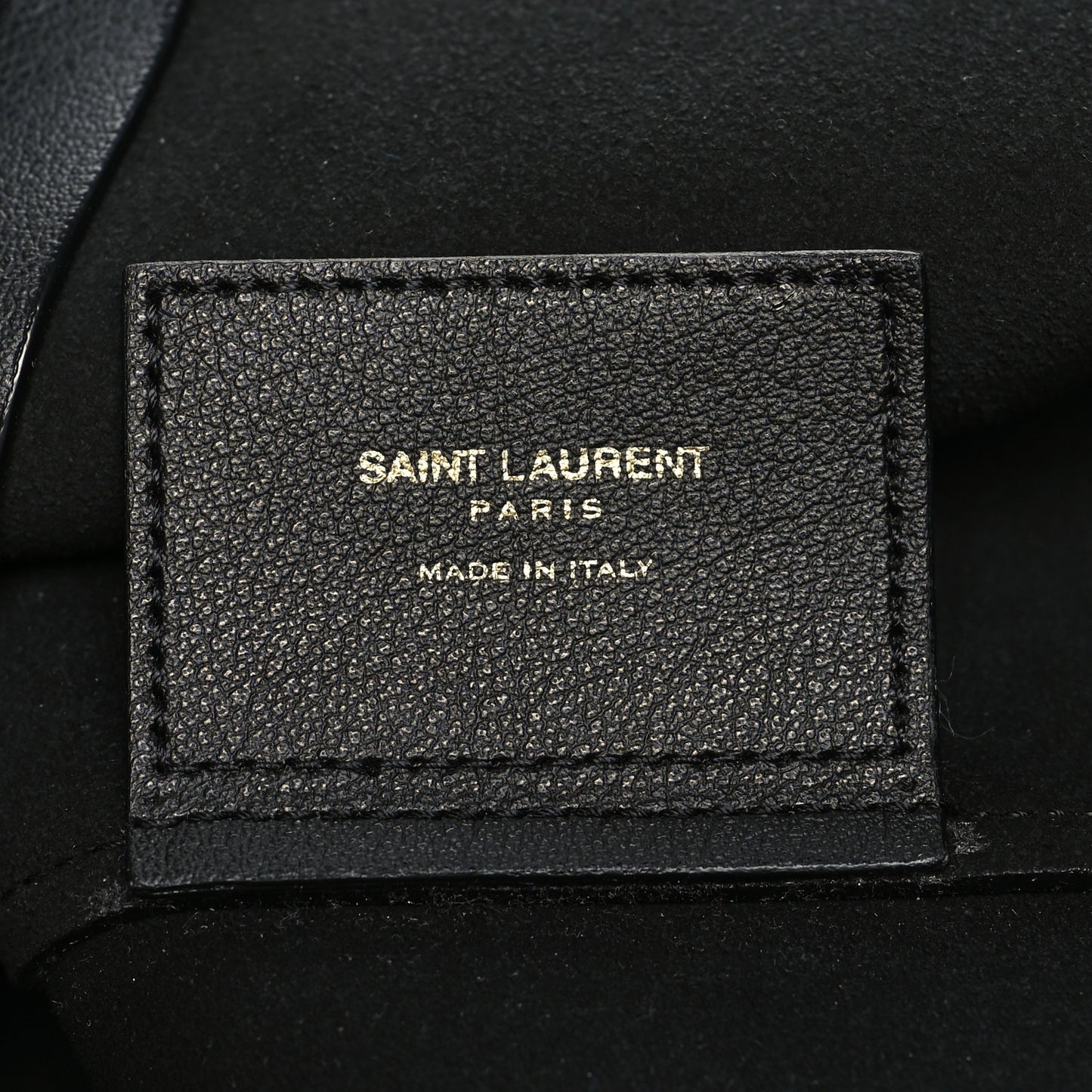 Calfskin Large Shopping Tote Black