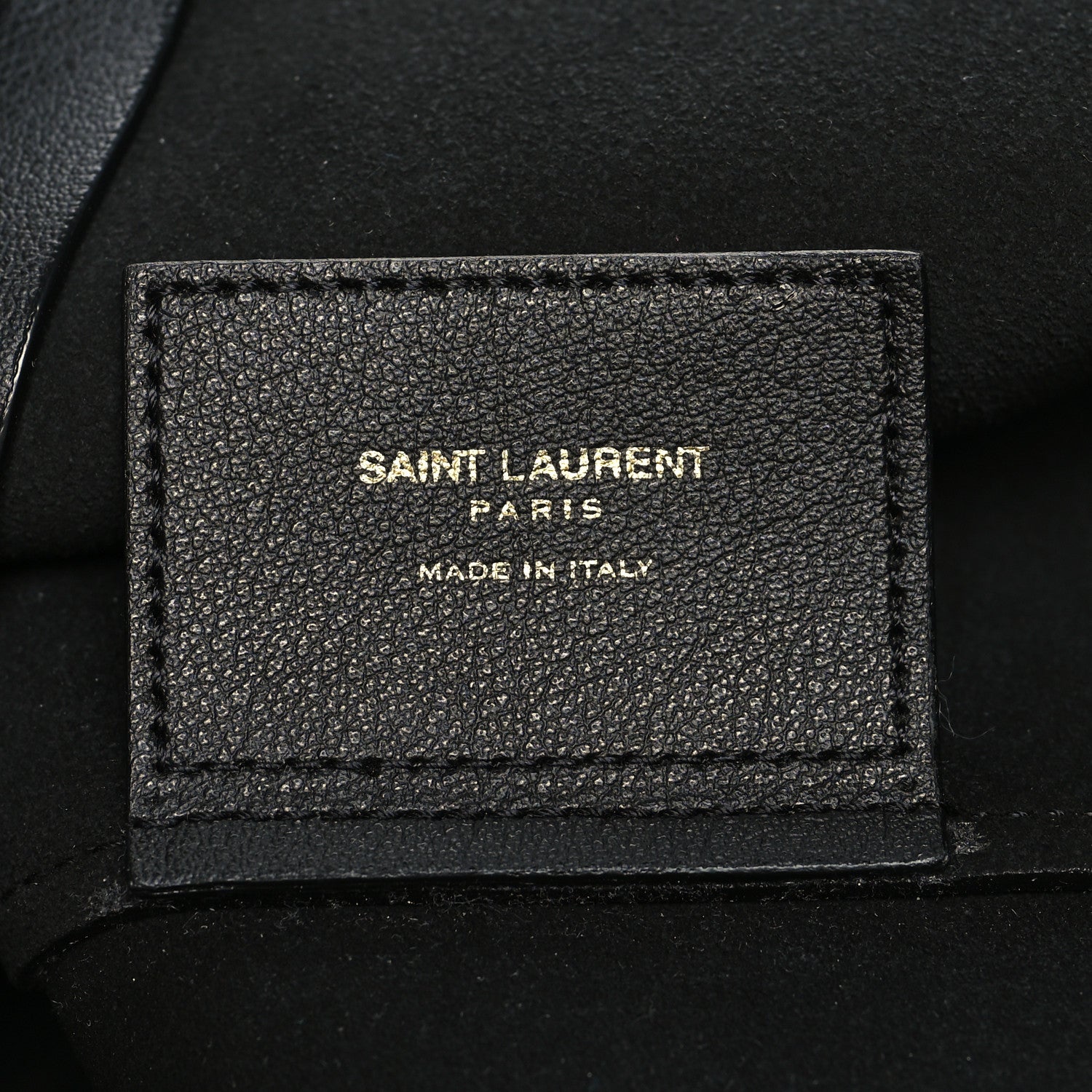 Saint Laurent Calfskin Large Shopping Tote Black 8 of 14