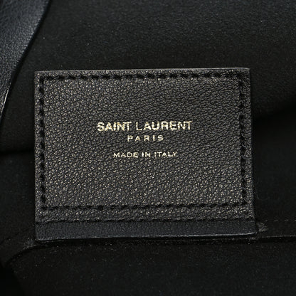 Saint Laurent Calfskin Large Shopping Tote Black 8 of 14