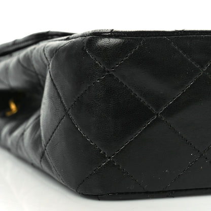 Chanel Lambskin Quilted Mini Square Flap Bag Black 8 of 9