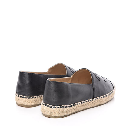 Chanel Lambskin CC Espadrilles 41 Black 4 of 11