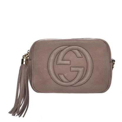 Gucci Vitello Range Small Soho Disco Bag Grey Field 1 of 13