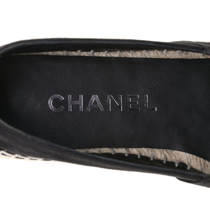 Chanel Suede CC Espadrilles 36 Black 17 of 17
