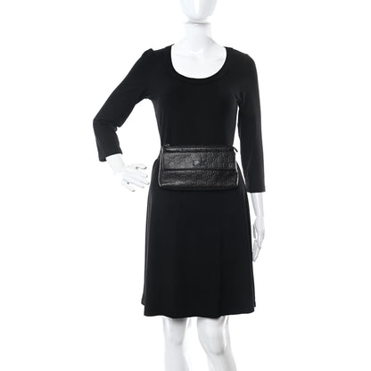 Gucci Guccissima Waist Belt Bag Black 2 of 10