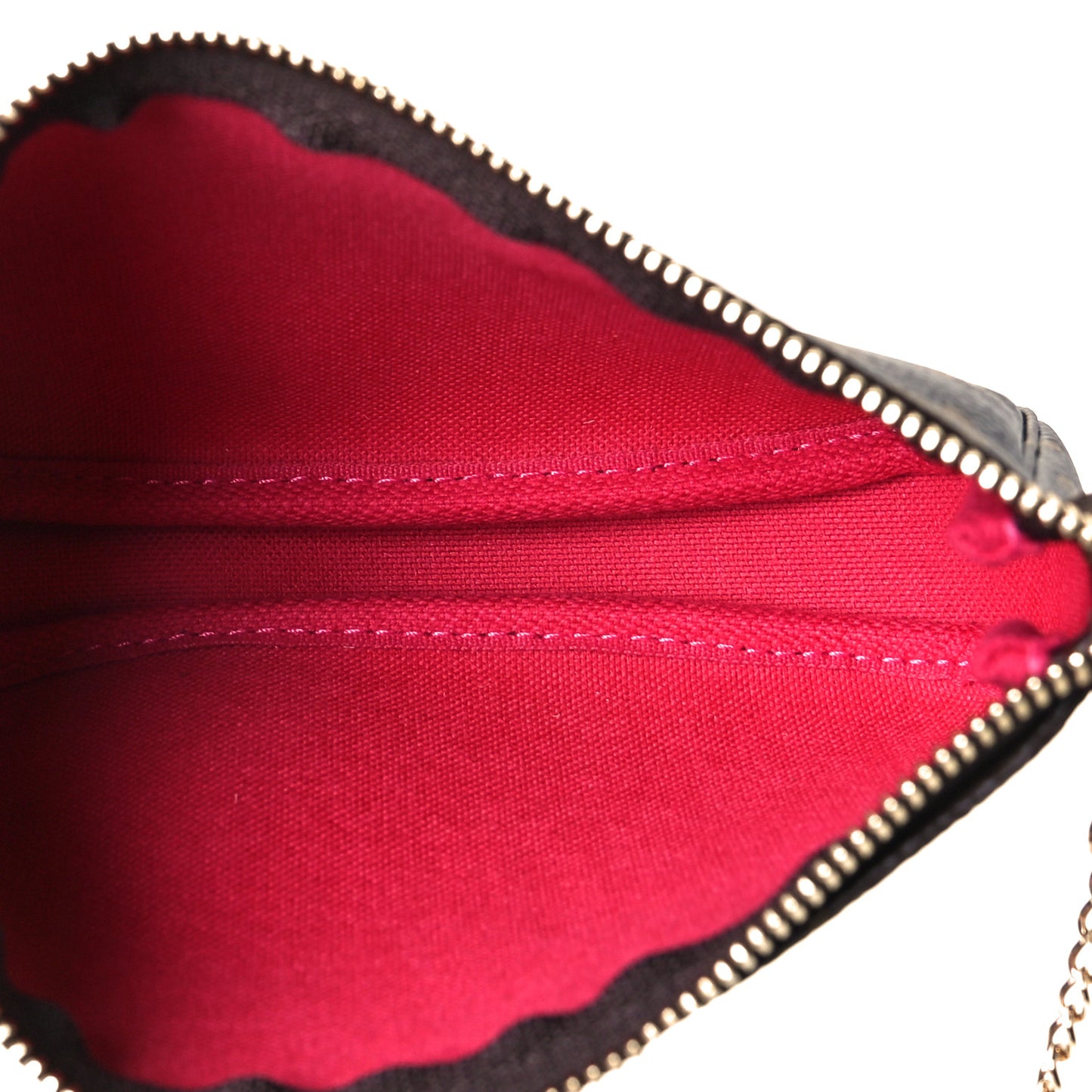 Monogram 2019 Christmas Animation Mini Courchevel Pochette Accessories Fuchsia