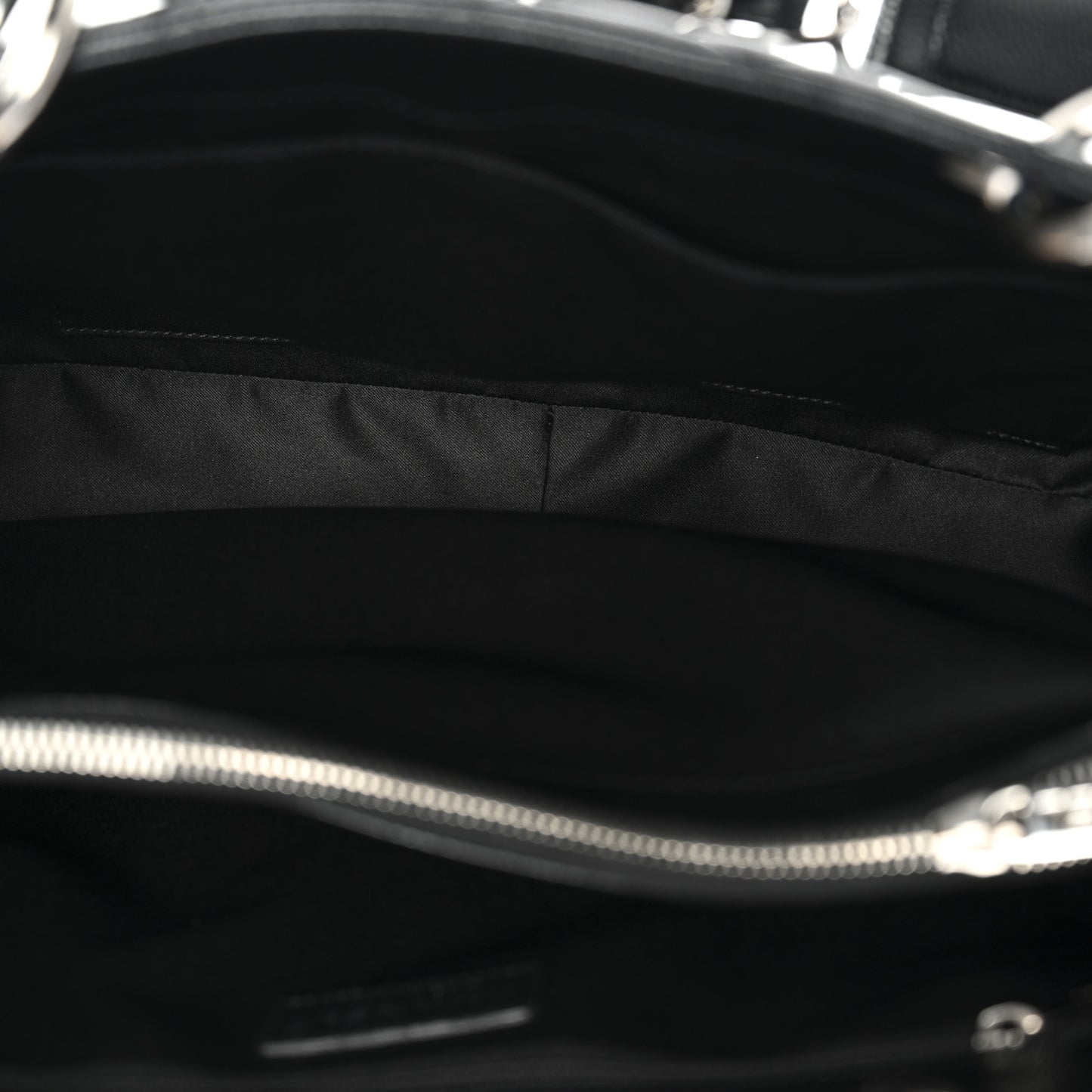 Caviar Quilted Grand Shopping Tote GST Black