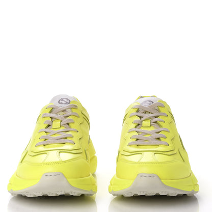 Gucci Calfskin Mens Rhyton Sneakers 7 Yellow Fluo 2 of 9