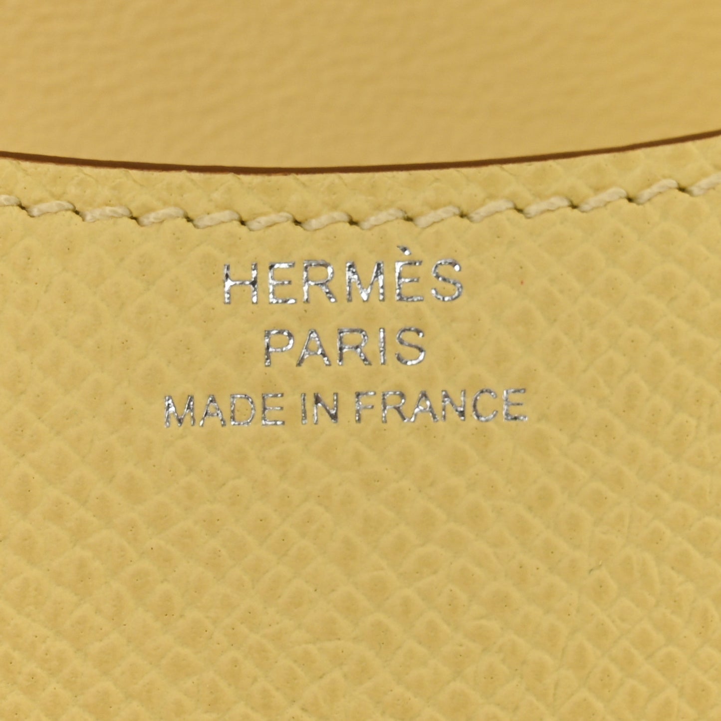 Epsom Constance Slim Wallet Jaune Poussin