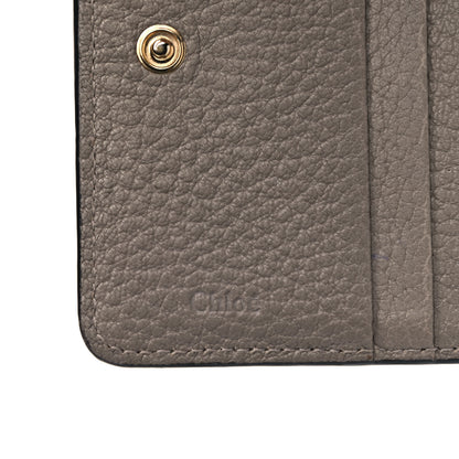 Chloe Grained Lambskin Drew Square Wallet Motty Grey 6 of 18
