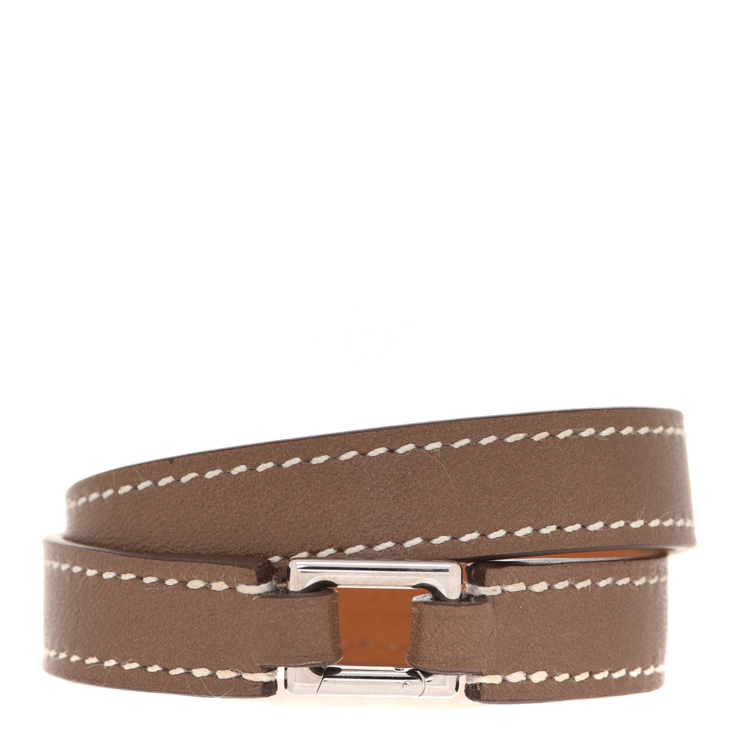 Hermes Swift Rivale Double Tour Bracelet XS Etoupe 3 of 7
