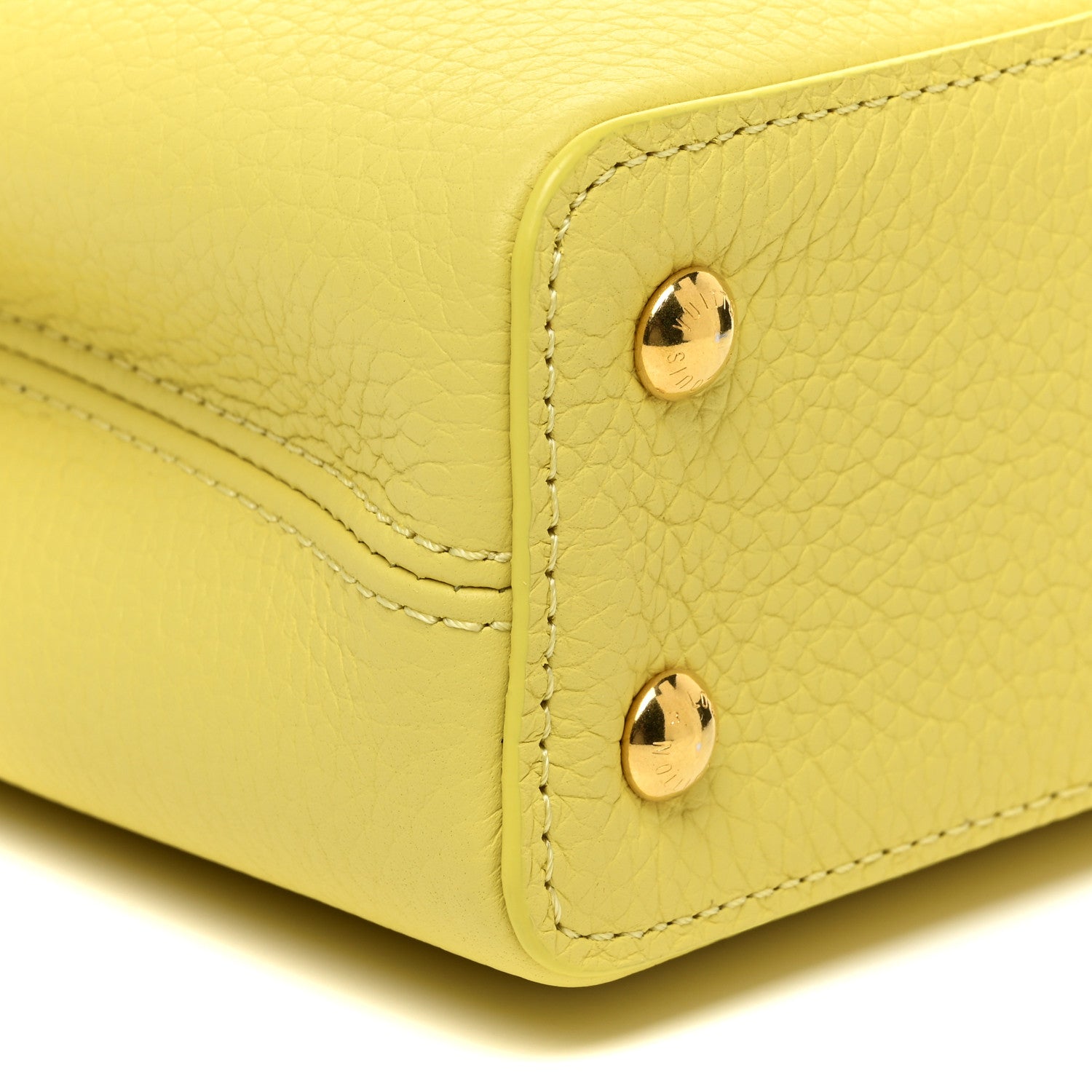 Louis Vuitton Taurillon Mini Chouchou Capucines Jaune 9 of 10