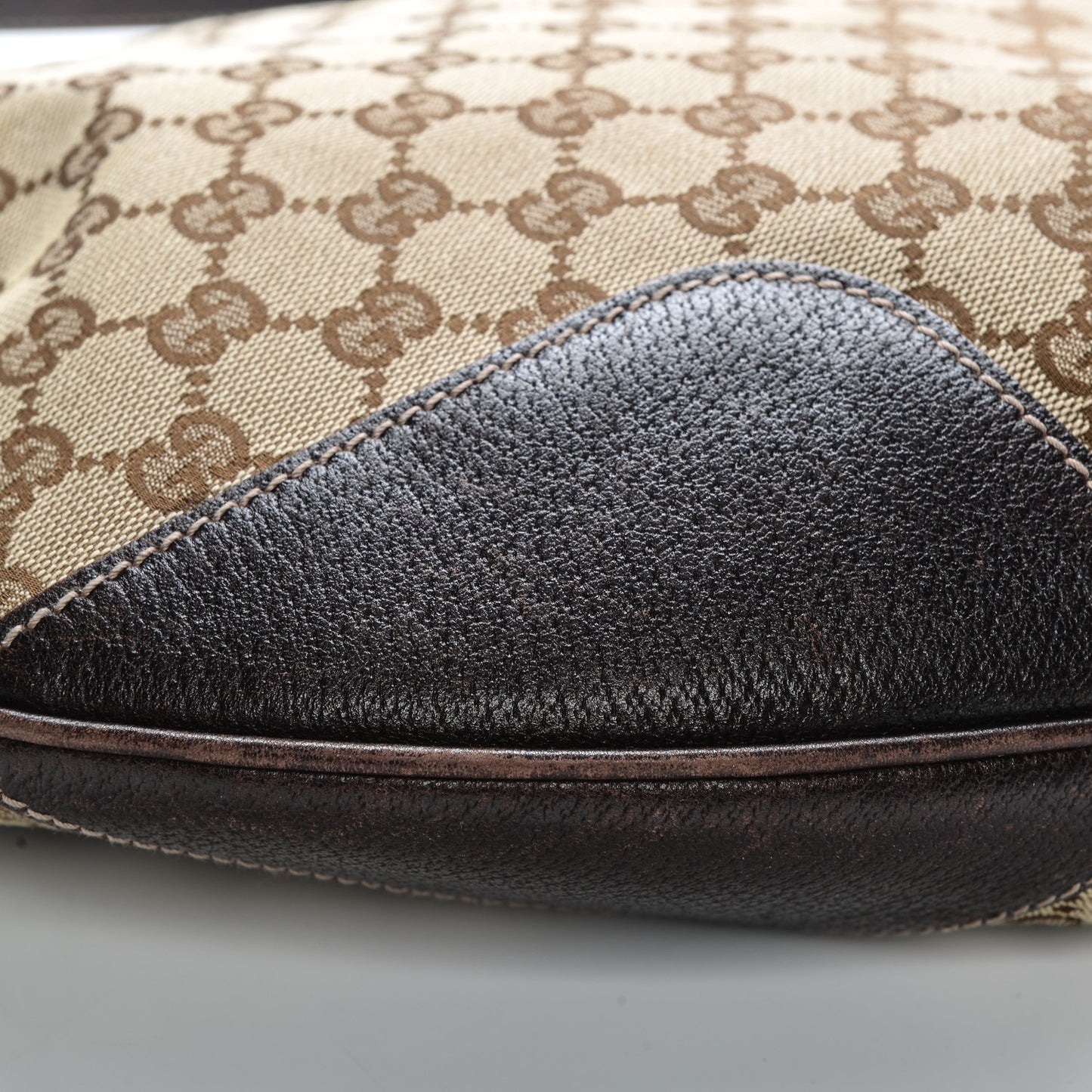 Monogram Large Princy Hobo Dark Brown