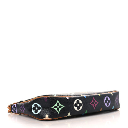 Louis Vuitton Monogram Multicolor Pochette Accessories Black 4 of 8