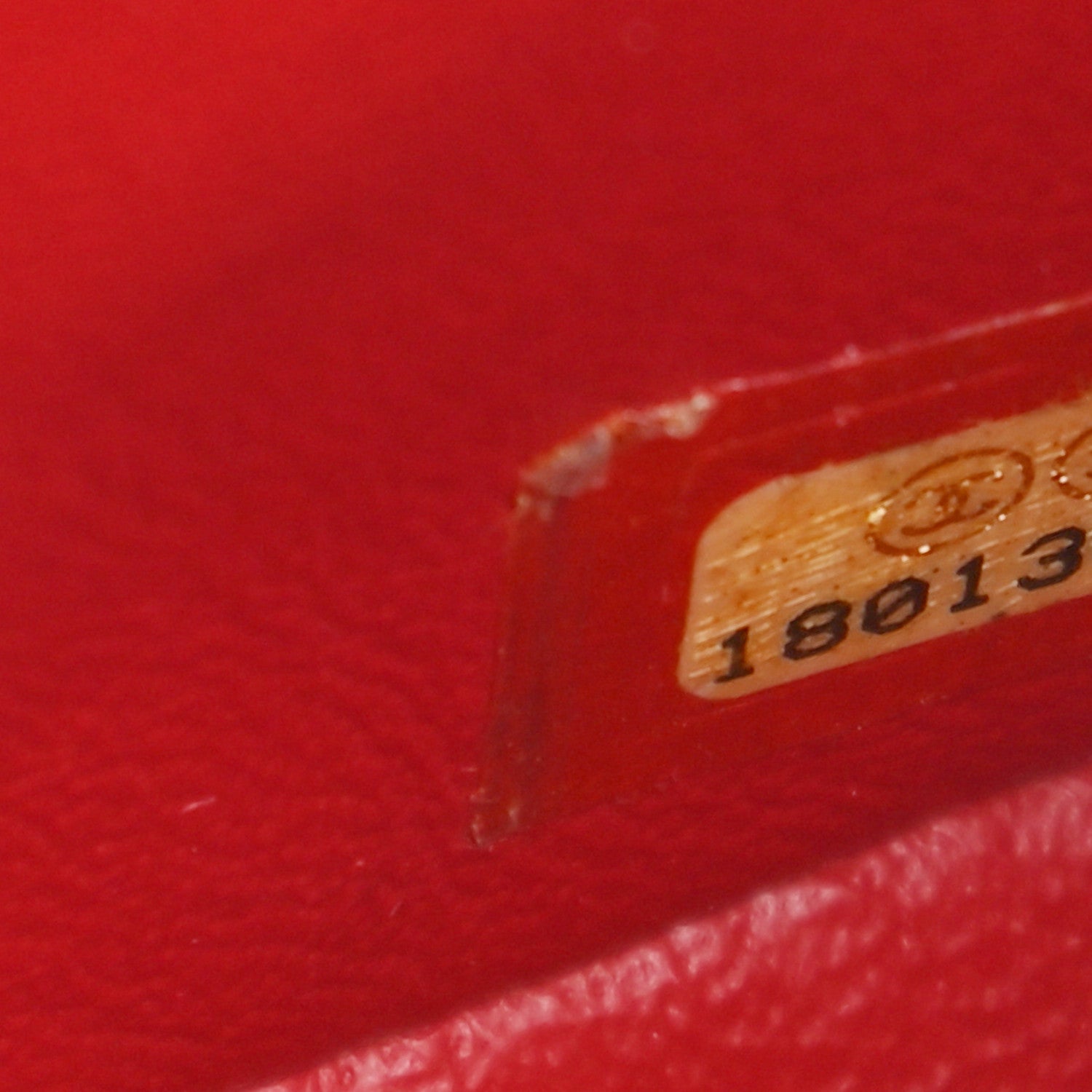 Chanel Lambskin Quilted Mini Rectangular Flap Red 6 of 9