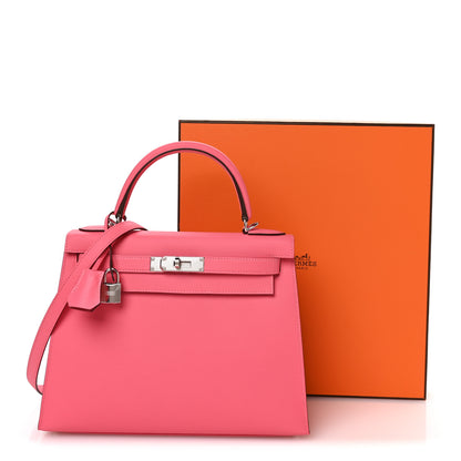 Hermes Epsom Kelly Sellier 28 Rose Azalee 11 of 11