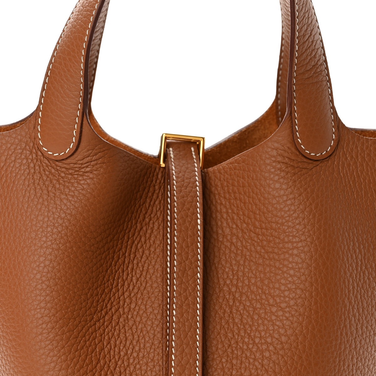 Hermes Taurillon Clemence Picotin Lock 18 PM Gold 8 of 11
