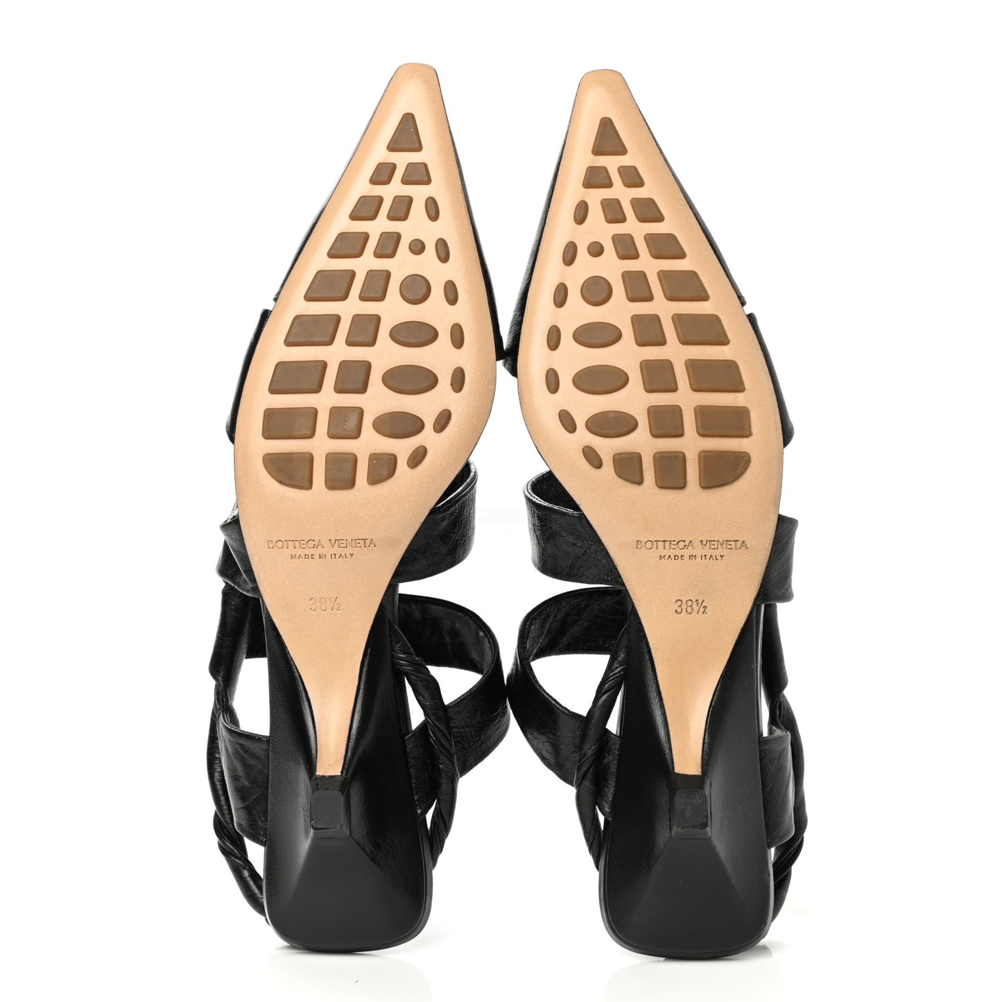 Shiny Light Nappa The Point Pumps 38.5 Black