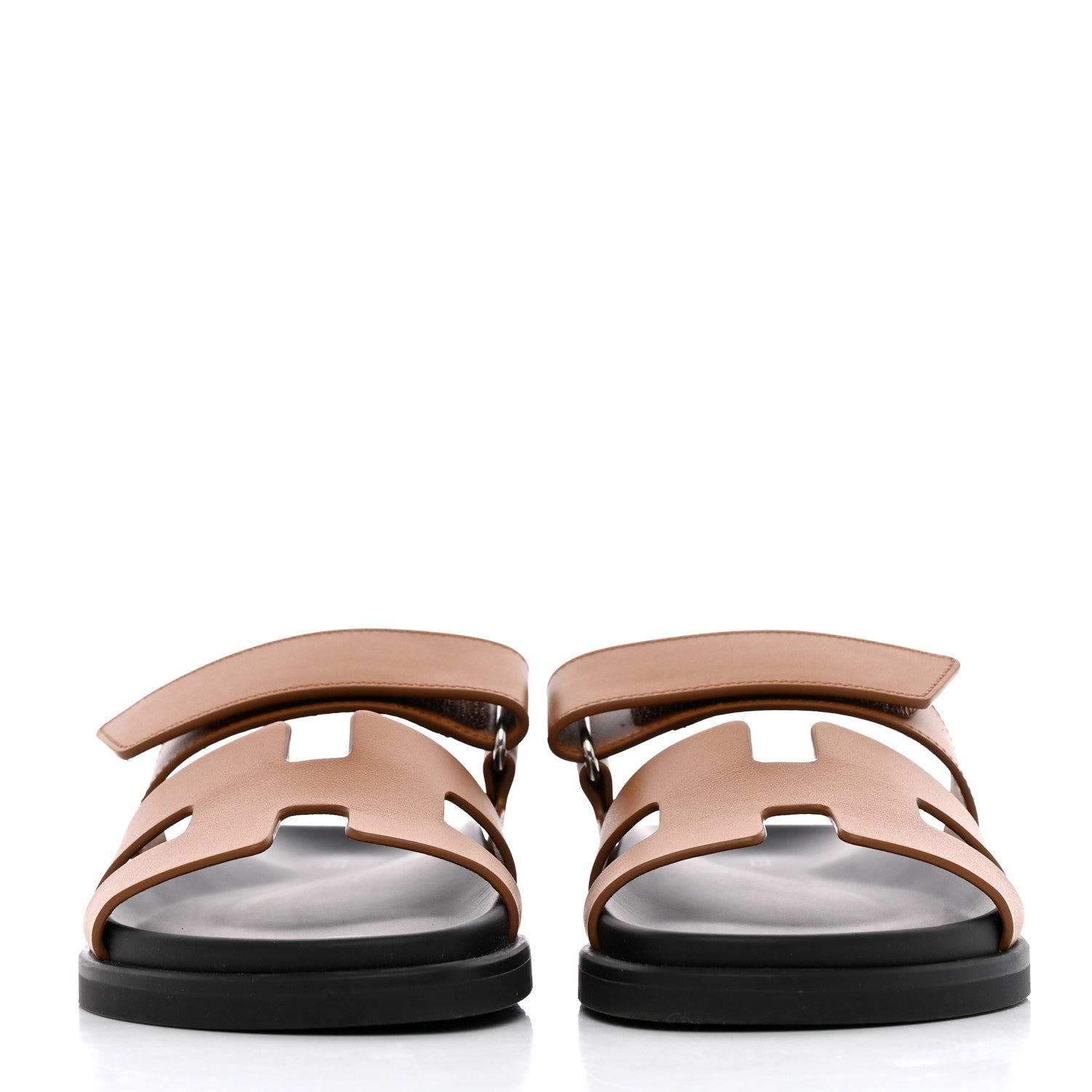 Hermes Calfskin Womens Chypre Sandals 36 Naturel 2 of 9